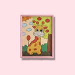 Happy Giraffe Diamond Art Painting Kit (1Pc)
