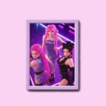 Neon Fashion Girl Trio Diamond Painting Kit (1Pc)
