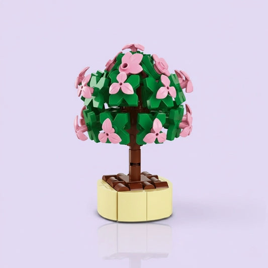 Portulacaria Afra Building Block Toy Plant(1pc) on the light background