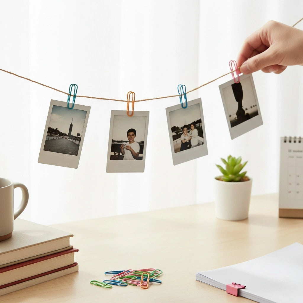 Multi Colored Paper Clips (5pcs)