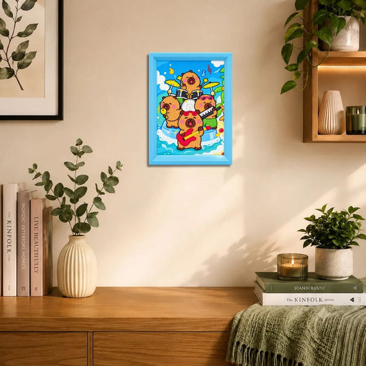 Bear Music Band Diamond Painting Kit (1Pc)