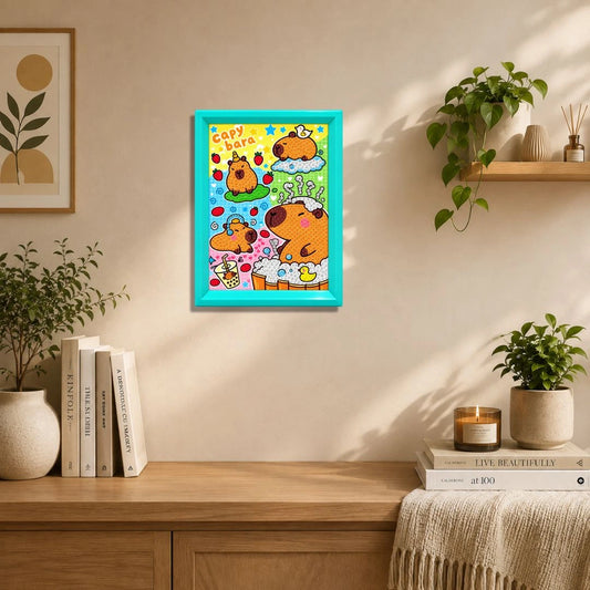 Kawaii Capybara Diamond Painting Kit (1Pc