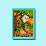 Mystic Jungle Cat Diamond Painting Kit (1Pc)
