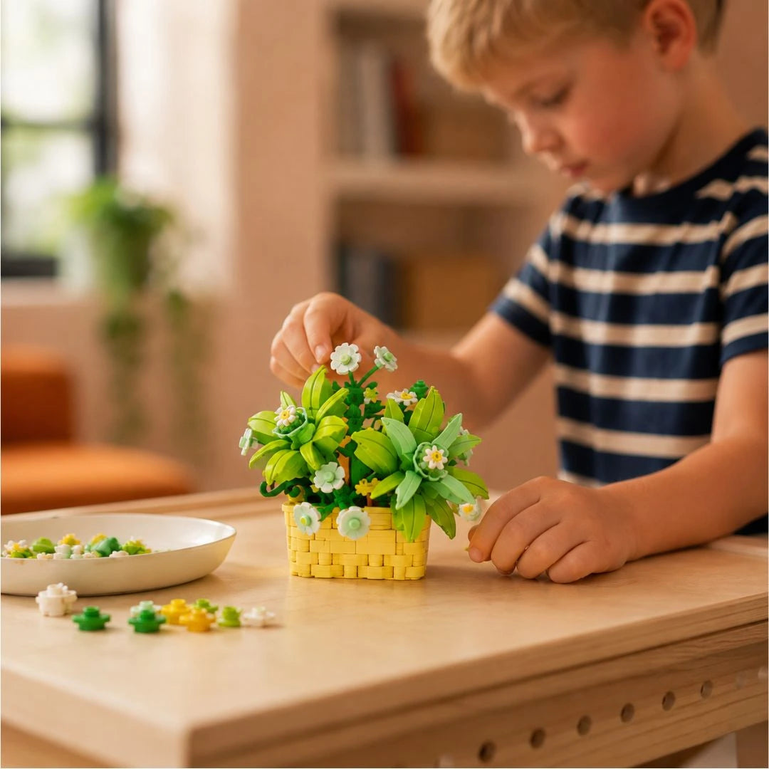 Light Green Flowering Gold Building Block (1Pc)