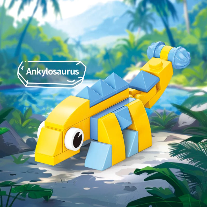 Ankylosaurus Building Block (1Pc)