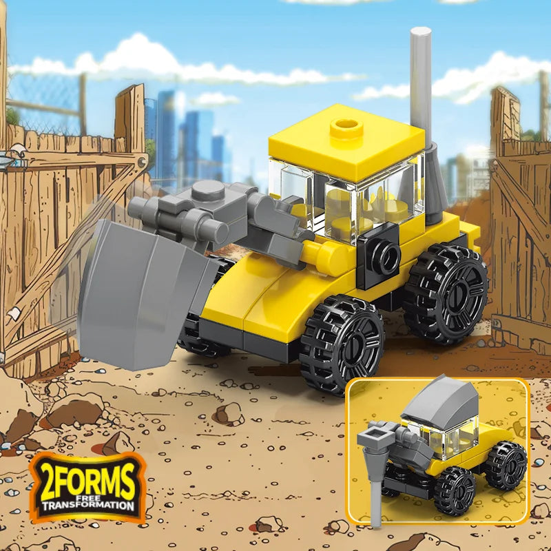 Excavator Building Block (1Pc) displayed on the screen.