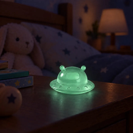 Miniature Glow Alien Saucer Assorted (1pc)