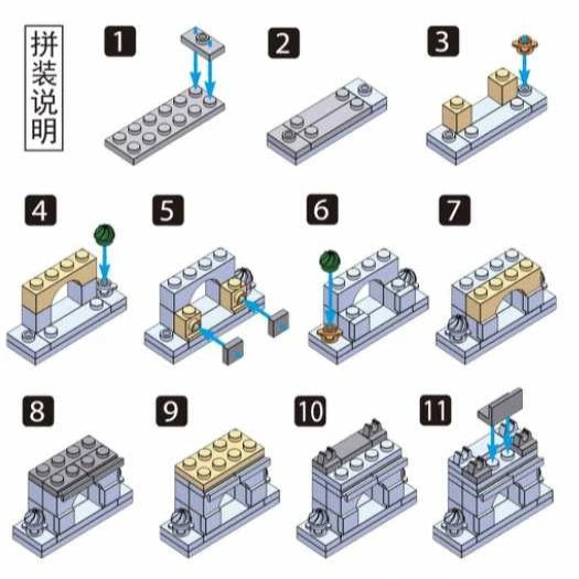 Arc de Triomphe Building Block (1Pc)