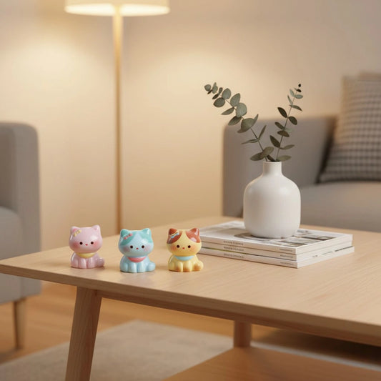 Miniature Resin Kitten Animal (1pc)