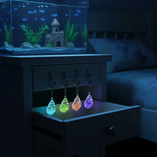 Miniature Glow Resin Conch Shell Assorted (1pc)