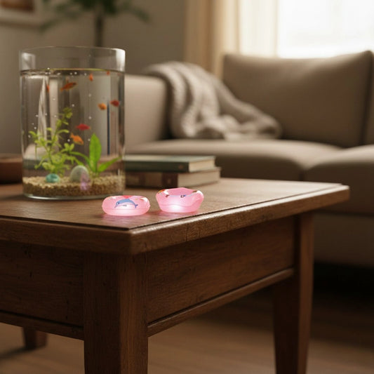 Miniature Glow Floating Swimming Ring (1pc)