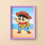 Cowboy Shinchan Diamond Painting Kit (1Pc)