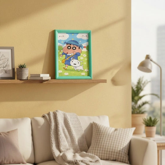 Shinchan & Puppy Diamond Painting Kit (1Pc)