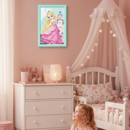 Princess Castle Gown Diamond Painting Kit (1Pc)