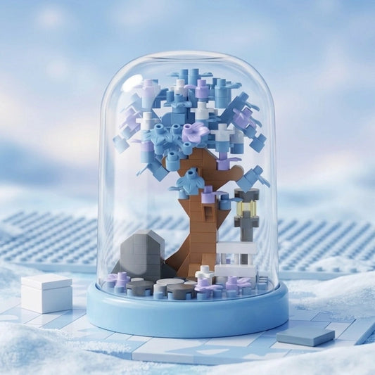 Winter Frost Blossom Tree Building Block (1Pc)