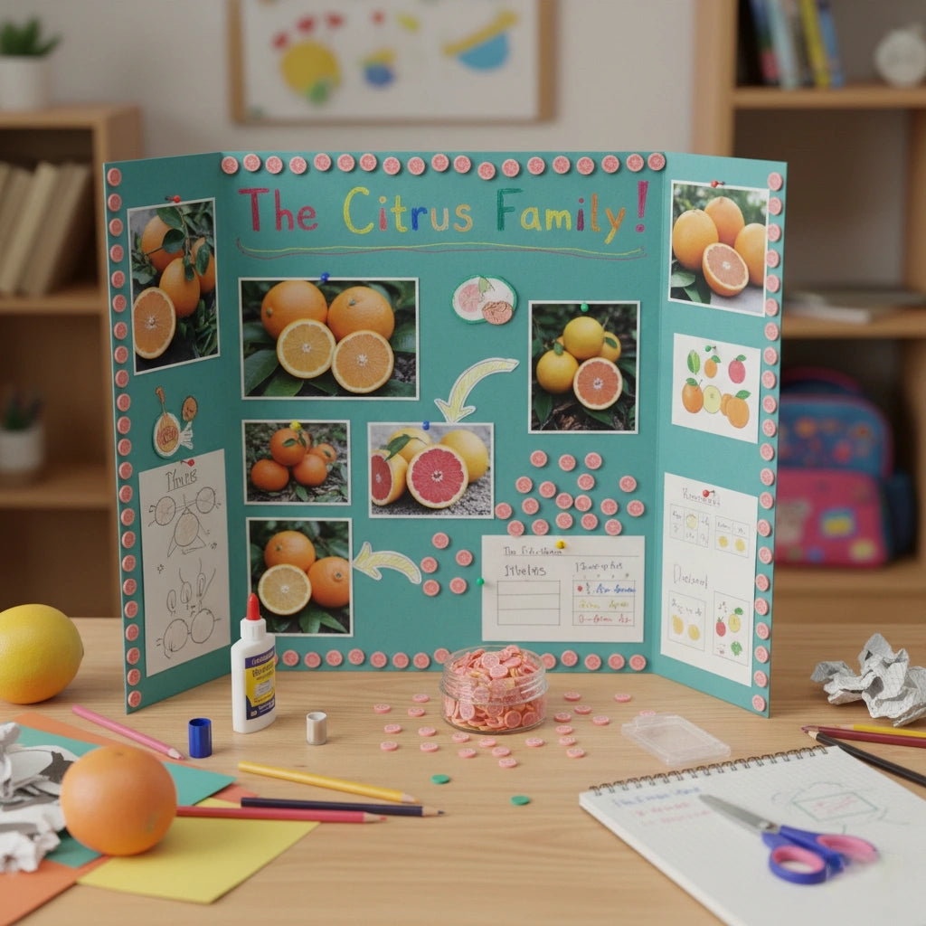 Miniature Polymer Clay Pink Orange (10pcs)