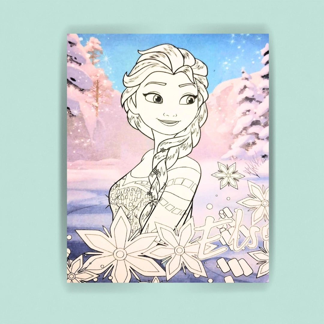Ice Queen Colouring Sheet (1pc)