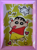 Jumping Shinchan Diamond Painting Kit (1Pc)