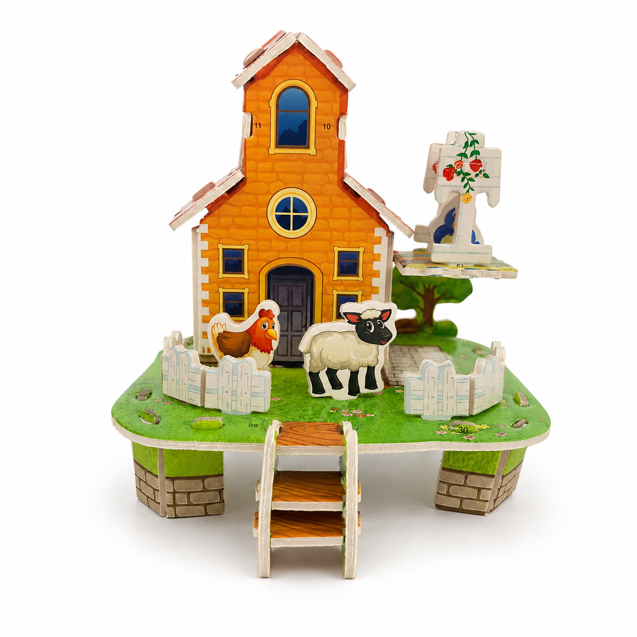 Mini Farm Cottage 3D Puzzle (1Pc)