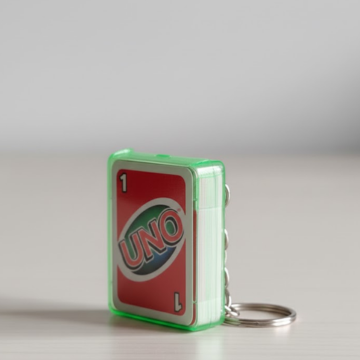 Mini UNO card keychain (1Pc)