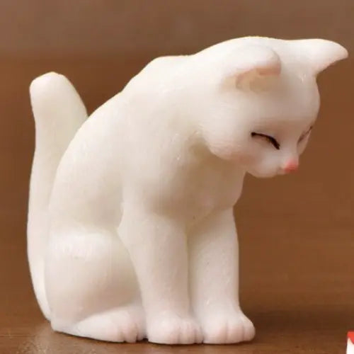 Miniature Toy Cat (1pc) figure for modern home decor & for playing.
