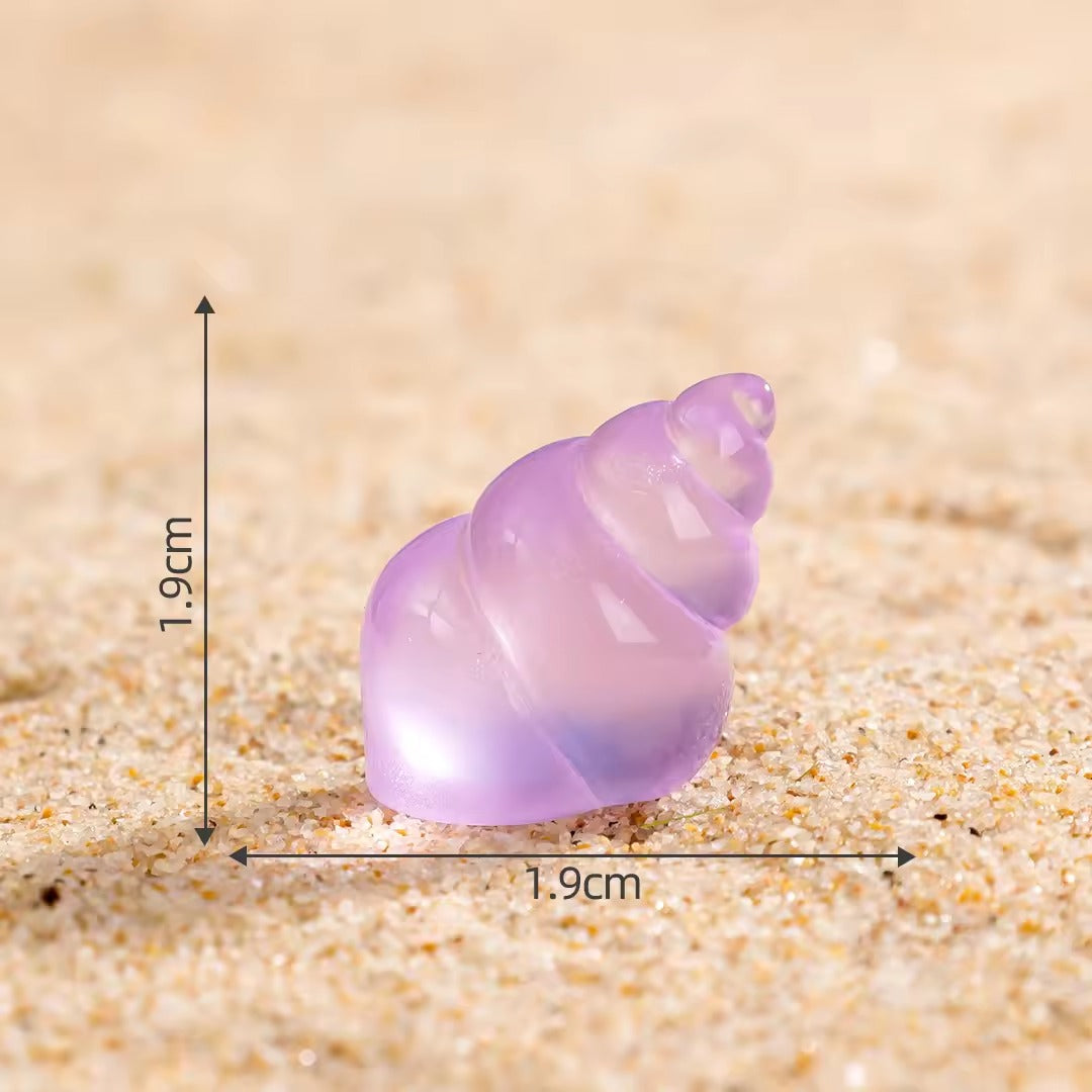 Miniature Glow Conch Shell Assorted (1pc)