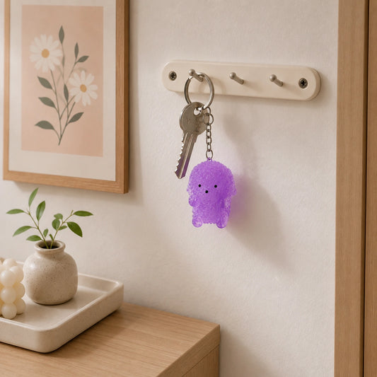 Miniature Glow Teddy Dog Assorted (1pc)