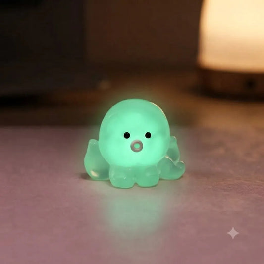 Miniature Glow Octopus Assorted (1pc)