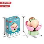 Peach Pride Building Block Toy Plant (1Pc)