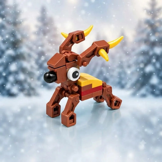 Reindeer Christmas Building Block (1Pc)