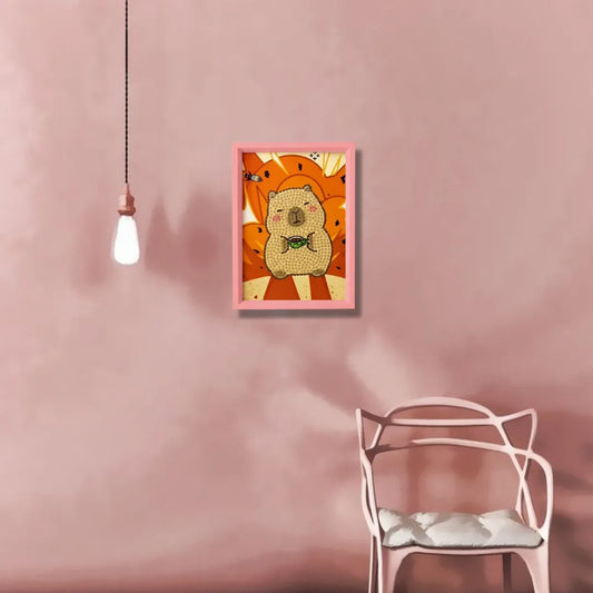 Rocket Snack Bear Bear Diamond Painting Kit (1Pc)