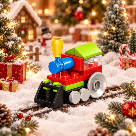 Santa Train Christmas Building Block (1Pc)