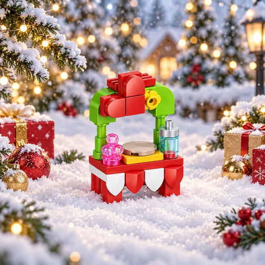 Santa Shop Stall Christmas Building Block (1Pc)