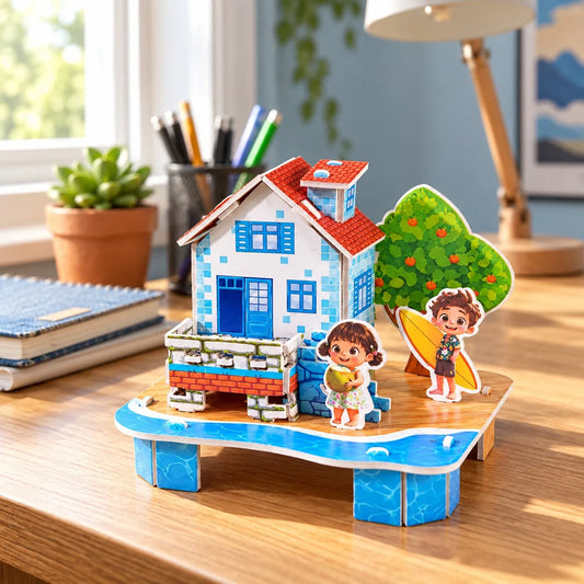 Sunny Shores Beach House 3D puzzle (1 pc)