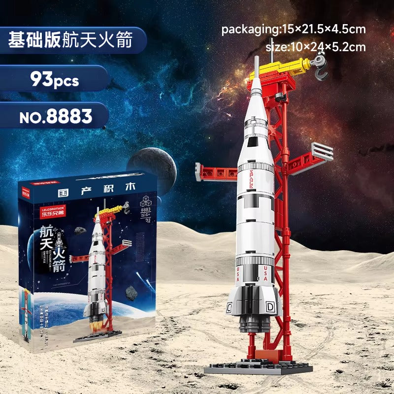 Apollo Space Rocket Building block (1Pc)