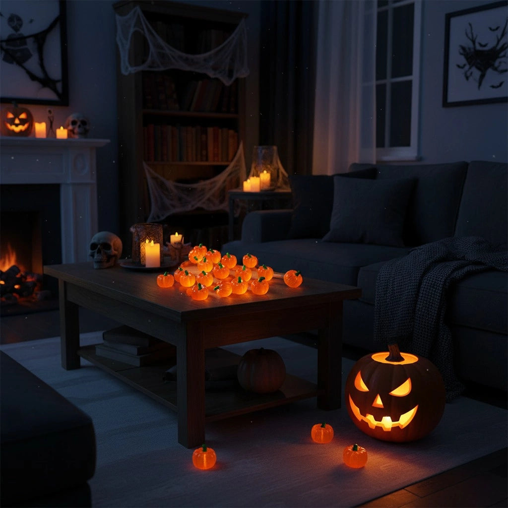 Miniature Glow Pumpkin Assorted (1pc)
