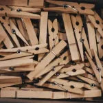 Multiple Wooden Clips