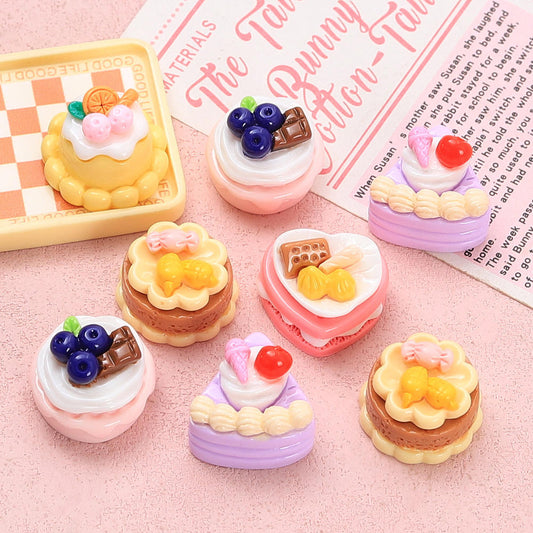 Collection of Miniature Resin Fruit Cake in different variants.