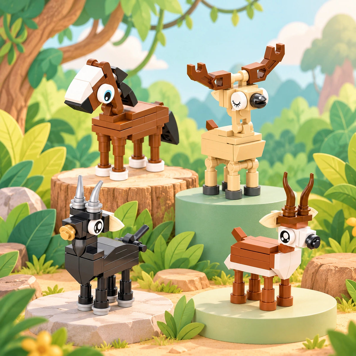 Wild Hooves Collection (4 in 1 Set)