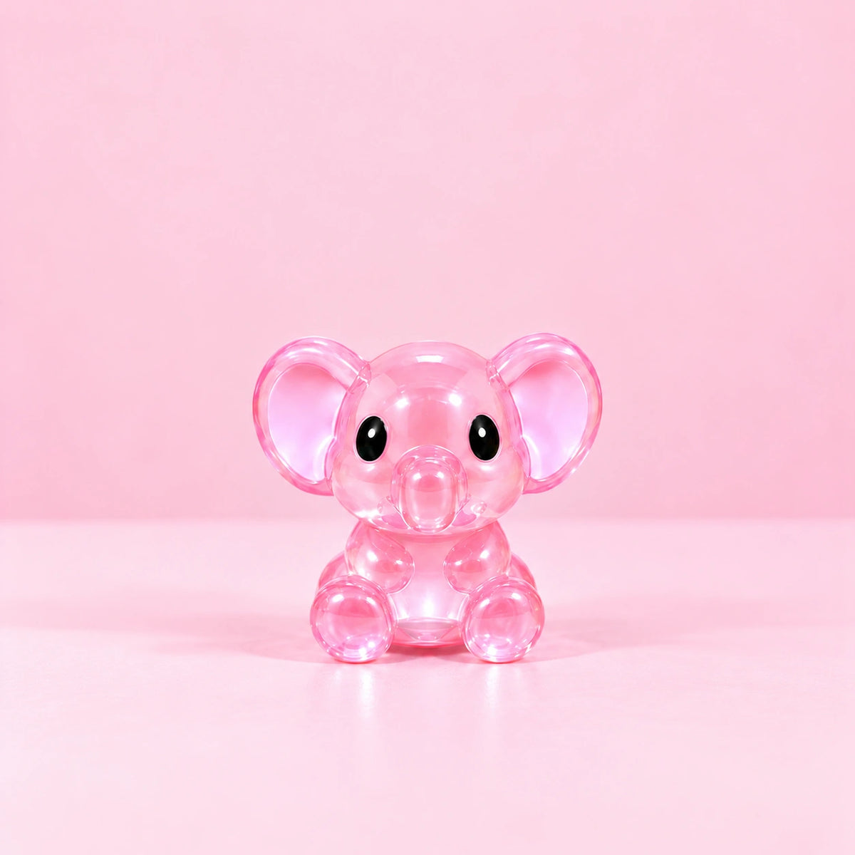 Miniature Glow Sitting Elephant Assorted (1pc)