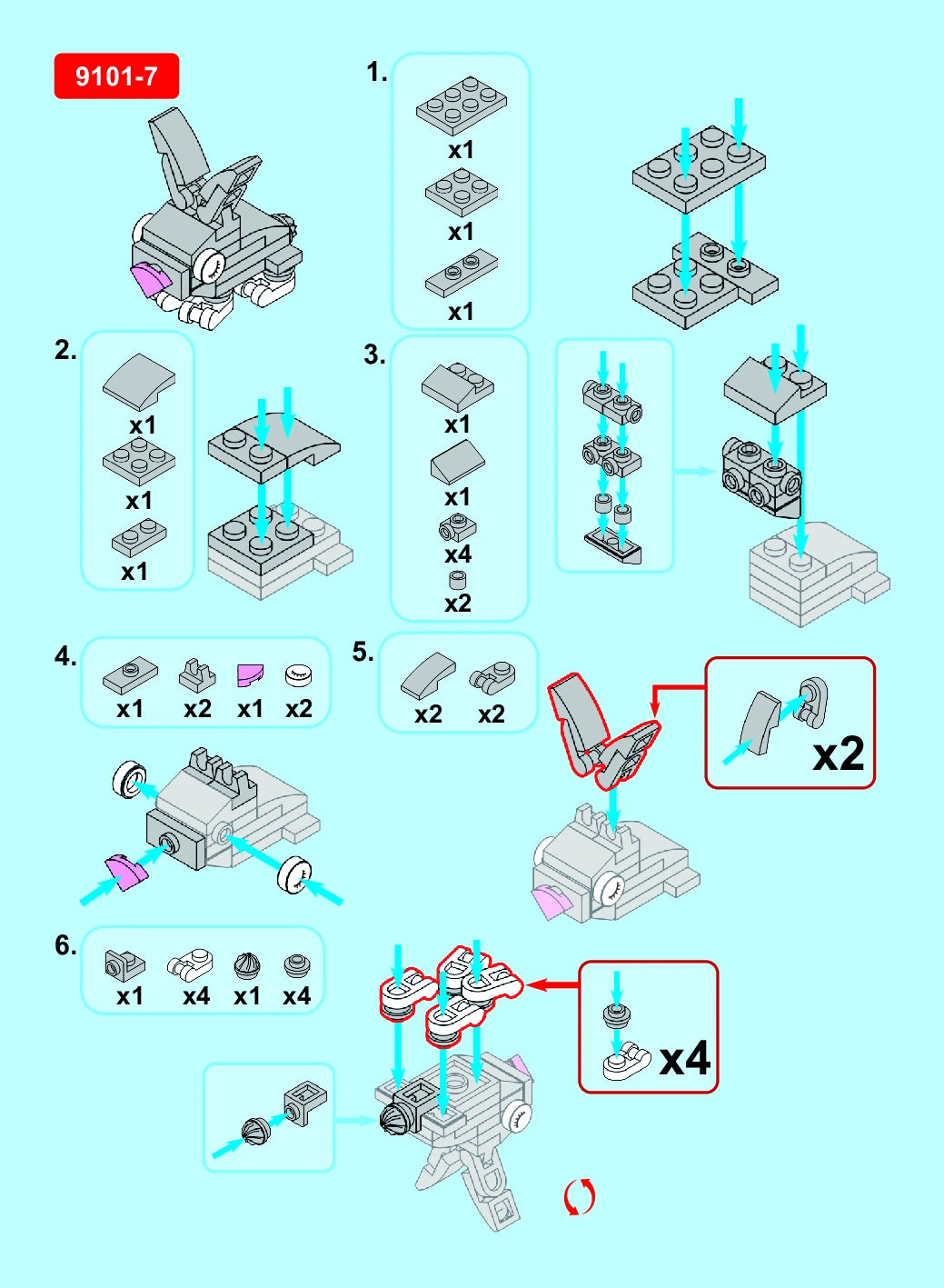 Rabbit Building Block (1Pc)