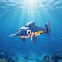 Swordfish Building Block (1Pc) under the sea.