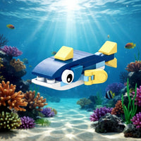 Mackerel Building Block (1Pc) under the ocean.