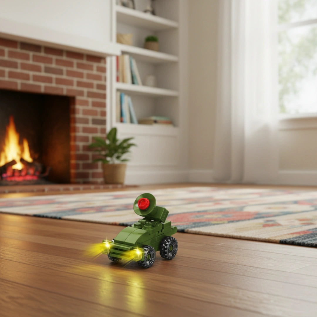 Signal Vehicle Building Block (1Pc) on the room floor.