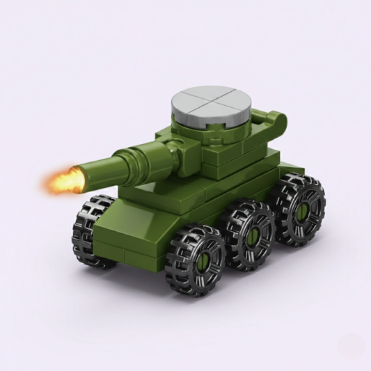 Assault Vehicle Building Block (1Pc) on the white background.