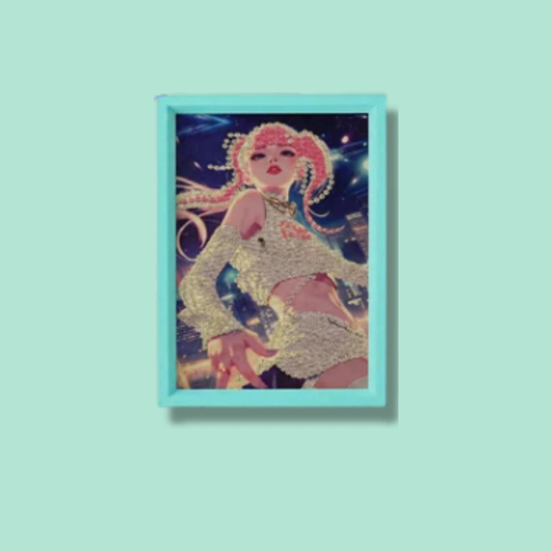 Futuristic Diva Girl Diamond Painting Kit (1Pc)