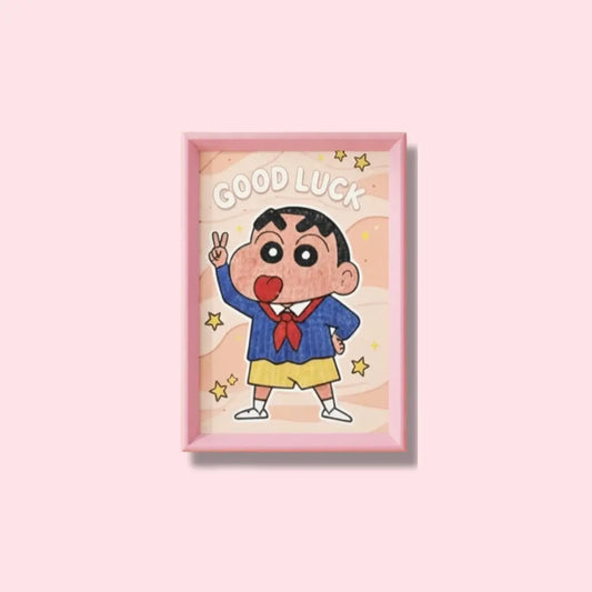 Good Luck Shinchan Diamond Painting Kit (1Pc)