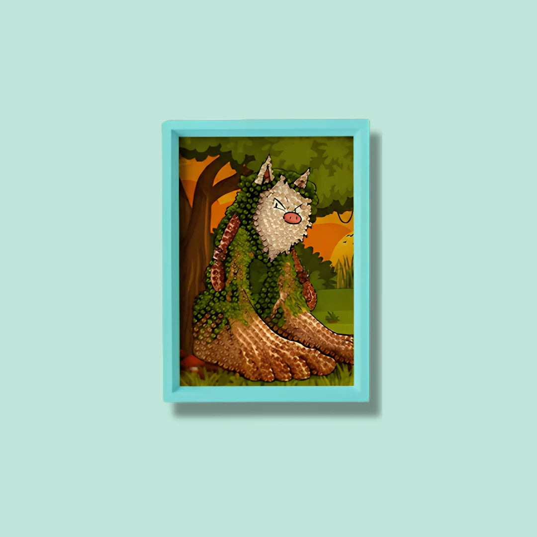 Mystic Jungle Cat Diamond Painting Kit (1Pc)