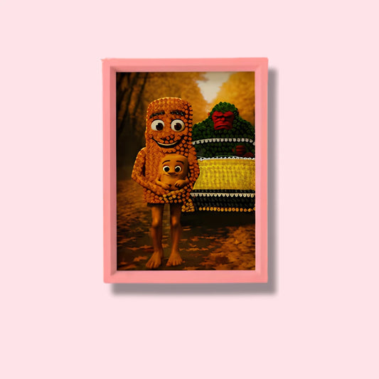 Forest Road Monster Ride Diamond Painting Kit (1Pc)