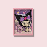 Kuromi Cozy Teddy Room Diamond Painting Kit (1pc)